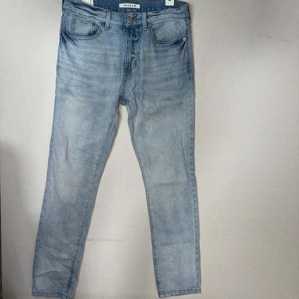 PacSun Slim Taper Light Wash Denim Jeans